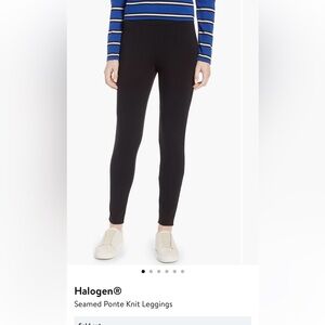 Halogen Seamed Ponte Knit Leggings